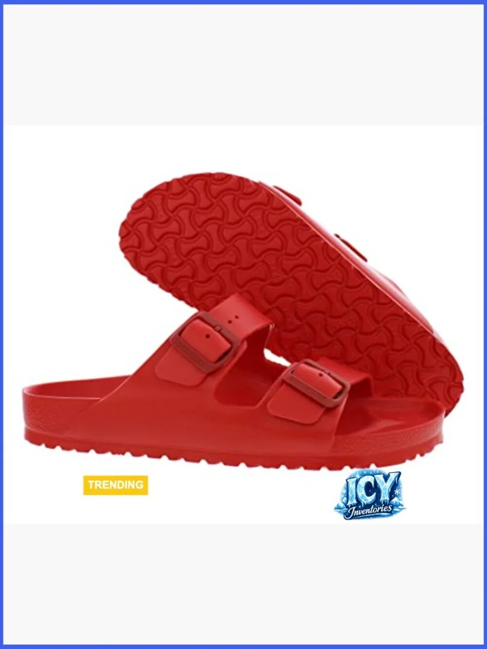 Synthetic & Rubber Sandals with Buckle Closure, Waterproof